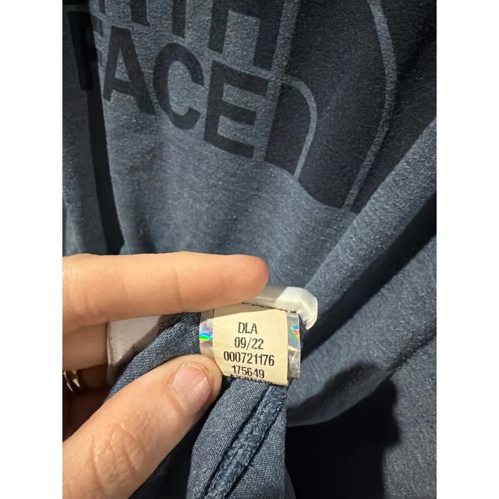 The North Face Mens XL Grey‎ Heather Short Sleeve Graphic Logo T-Shirt Tee